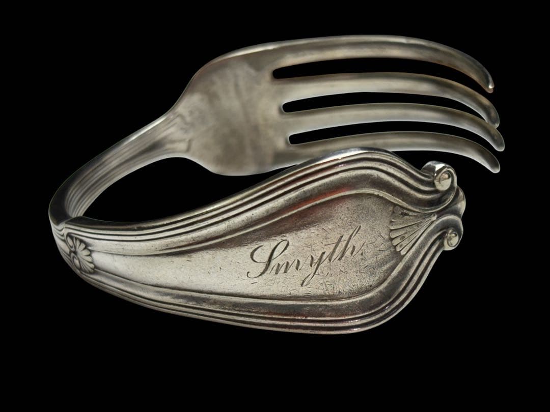 「リメイク」バングル　ブレスレット「TIFFANY&Co. フォーク使用」