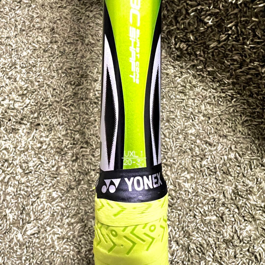 極美品　YONEX LASERUSH 5V 軟式ラケット　UXL1 ライム