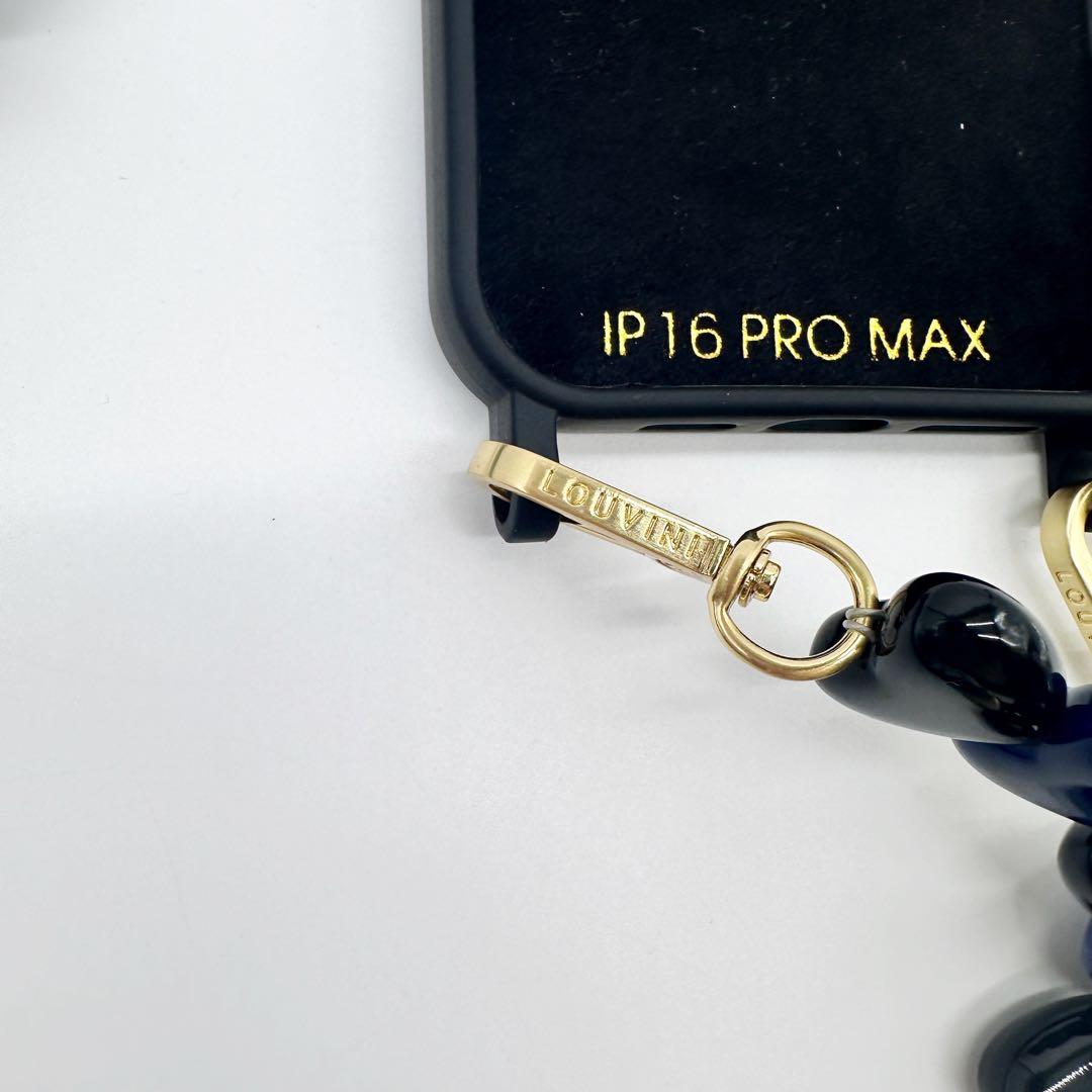 美品☆Louvini Paris iPhone16Pro MAX ケース☆B72