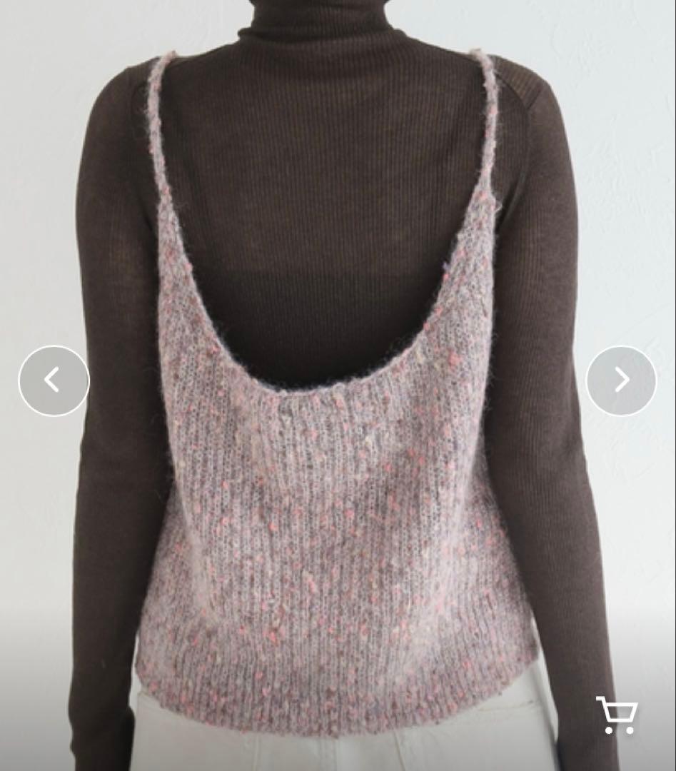 IENA RITTO リット ファニーカスリキャミソール モヘア ニット