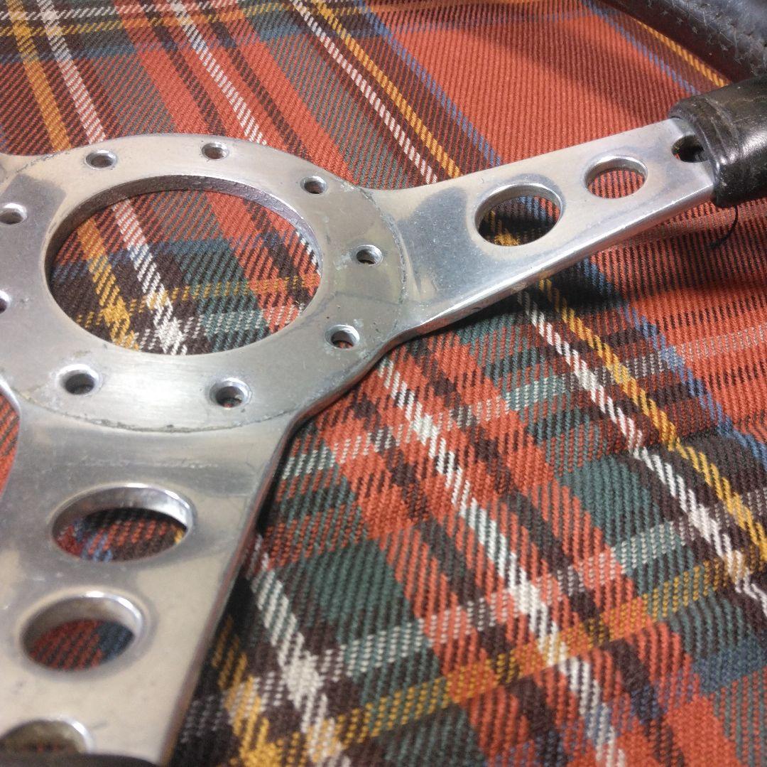 Moto-Lita モトリタ　レザーステアリング　ボス付　ロータス　トライアンフ