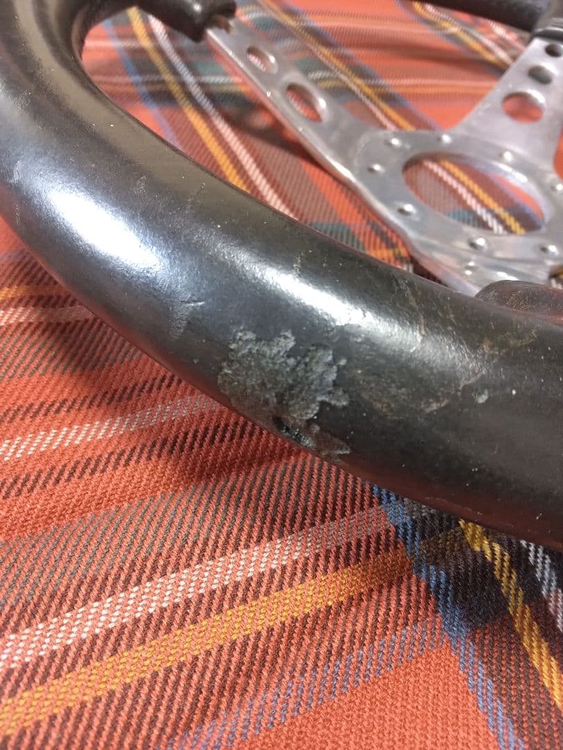 Moto-Lita モトリタ　レザーステアリング　ボス付　ロータス　トライアンフ