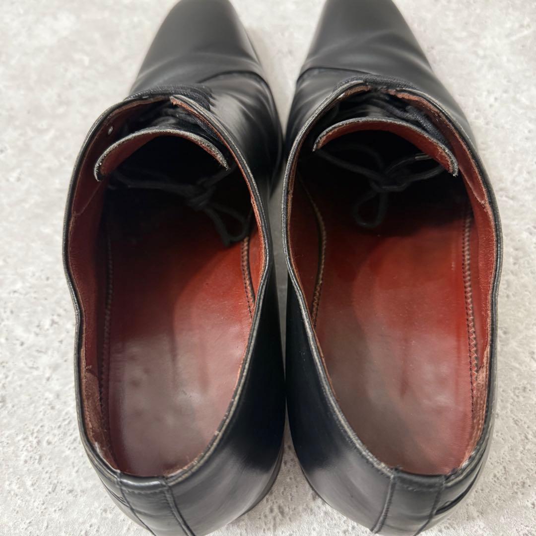 美品 MAGNANNI マグナーニ 内羽根 オパンカ レザーシューズ 黒 41