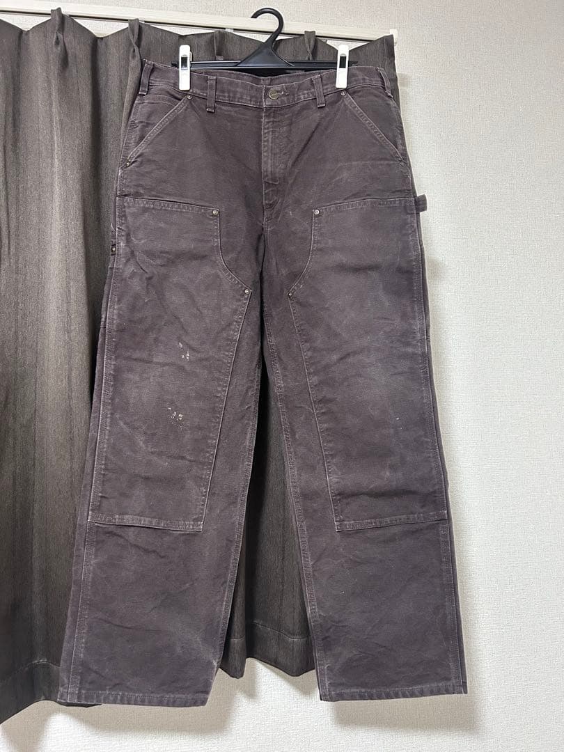 Carhartt ダブルニーパンツ　ブラウン