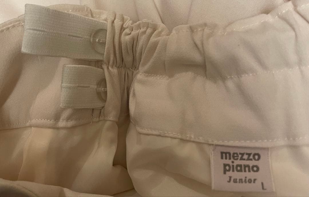 メゾピアノジュニア　卒業式　卒服　セレモニー　フォーマル　ホワイト　160