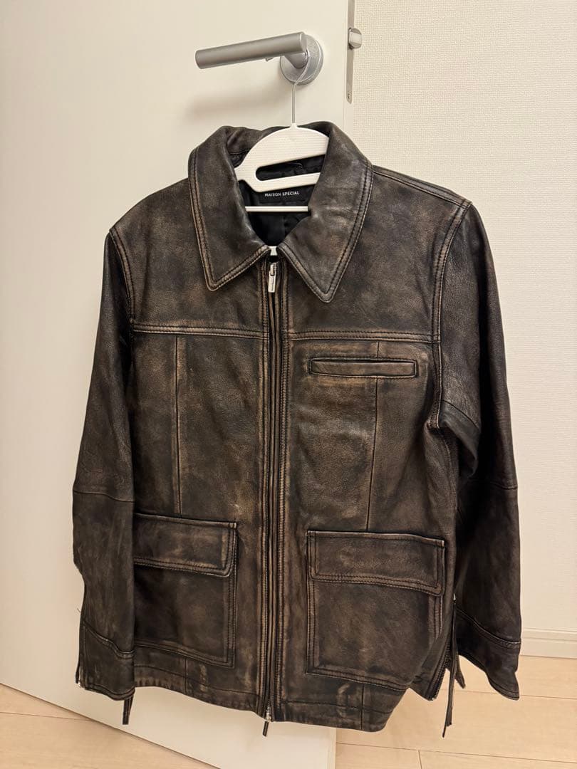 【美品】MAISON SPECIALレザー ジャケット