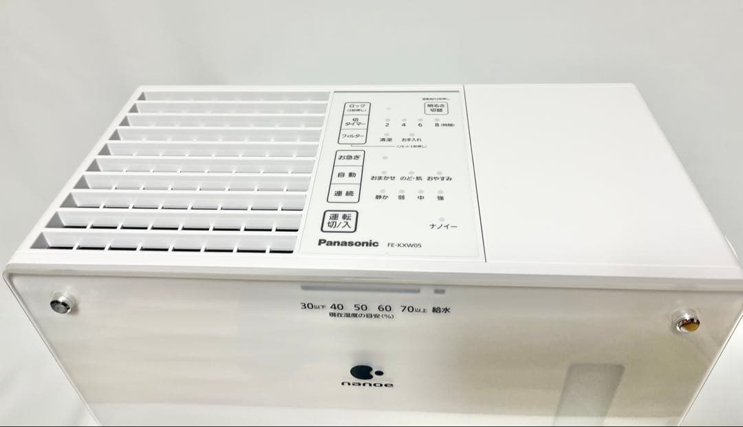 未使用展示品Panasonic パナソニック 気化式加湿器 FE-KXW05-W
