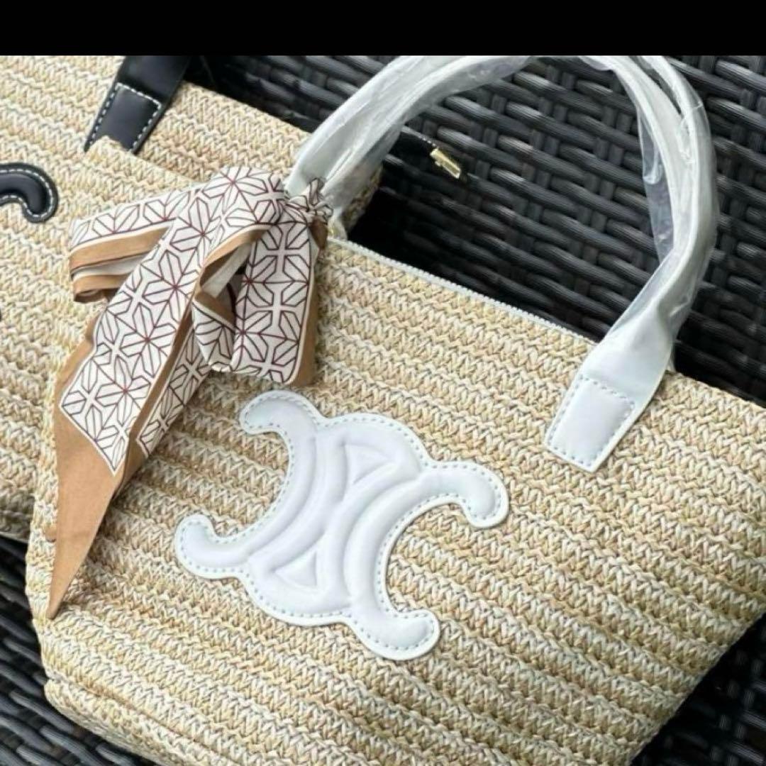 かごバッグ 2way ショルダー付き 新品