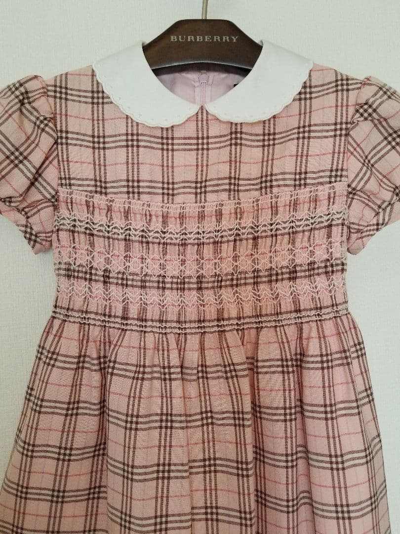 バーバリー人気フォーマル　ピンク　ノバチェック　ヴィンテージ　女の子