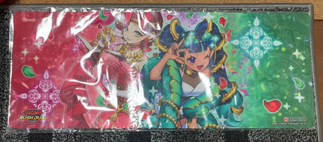 ラッシュデュエル セレブローズリッチマジシャンズ プレイマット 未開封 韓国