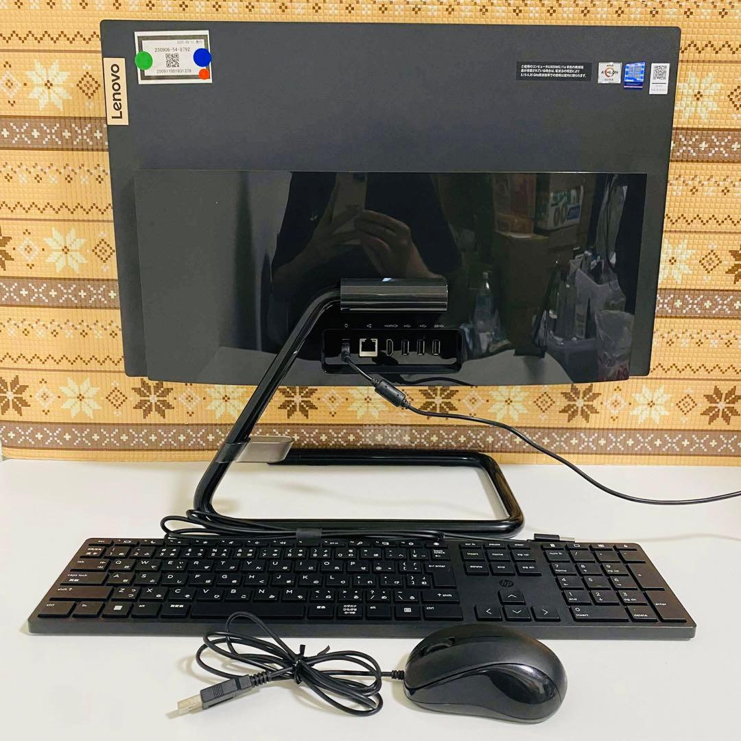 Y860 LENOVOデスクトップ1TB大容量大画面Windows11オフィス付