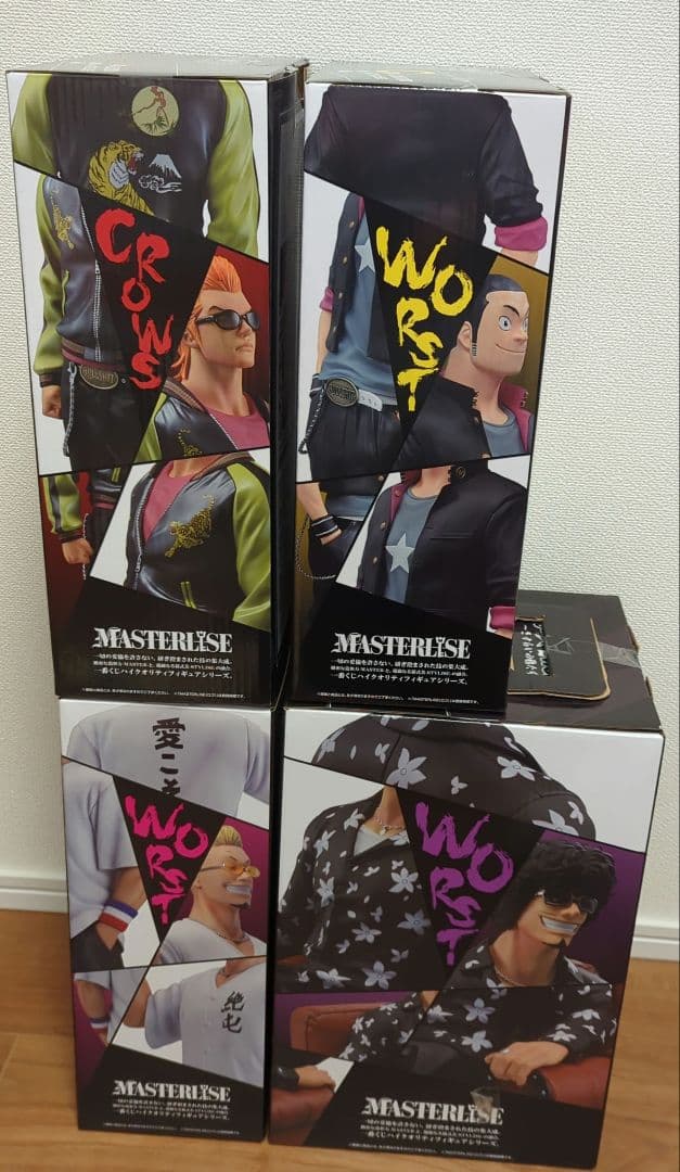 一番くじ クローズ 　さすらいの鴉たち D ラスト　コンプリート フィギュア