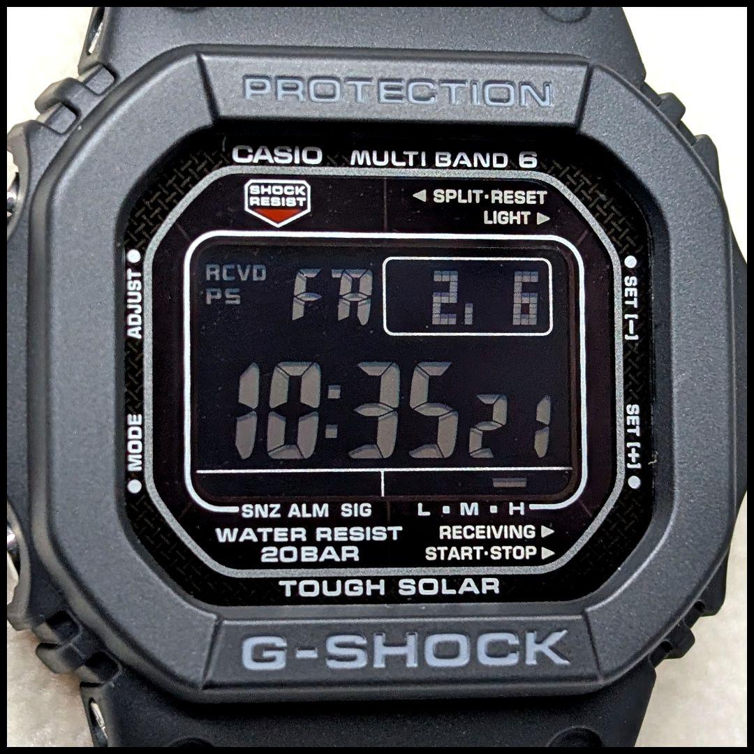 カシオ Gショック GW-M5610UBC 電波ソーラー ブラック系
