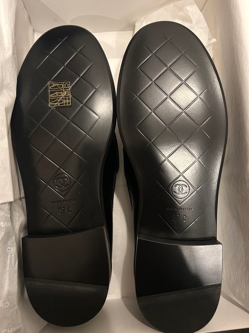 未使用品CHANEL CCターンロック　ローファー 37