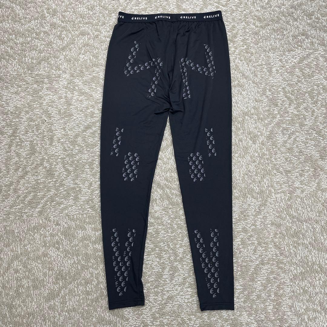 リライブスパッツ　メンズ　L L 前開き　ブラック