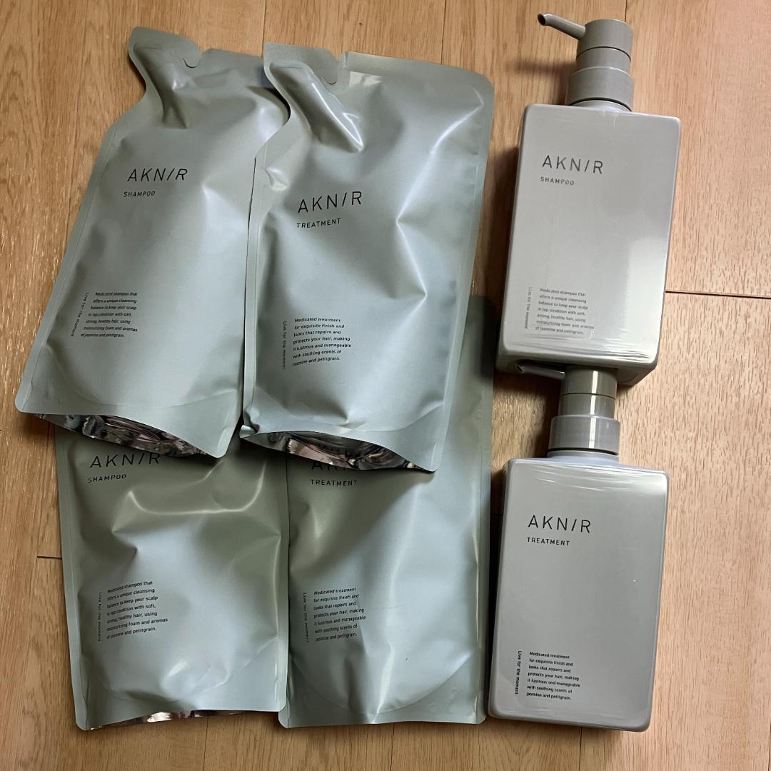 AKNIR 梨花シャンプー＆トリートメント 本体＋詰替え2セット