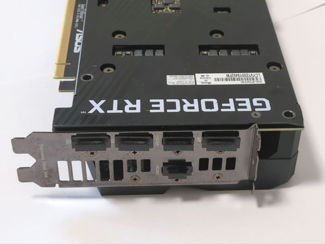 ASUS NVIDIA GeForce RTX 3070 デュアルファン