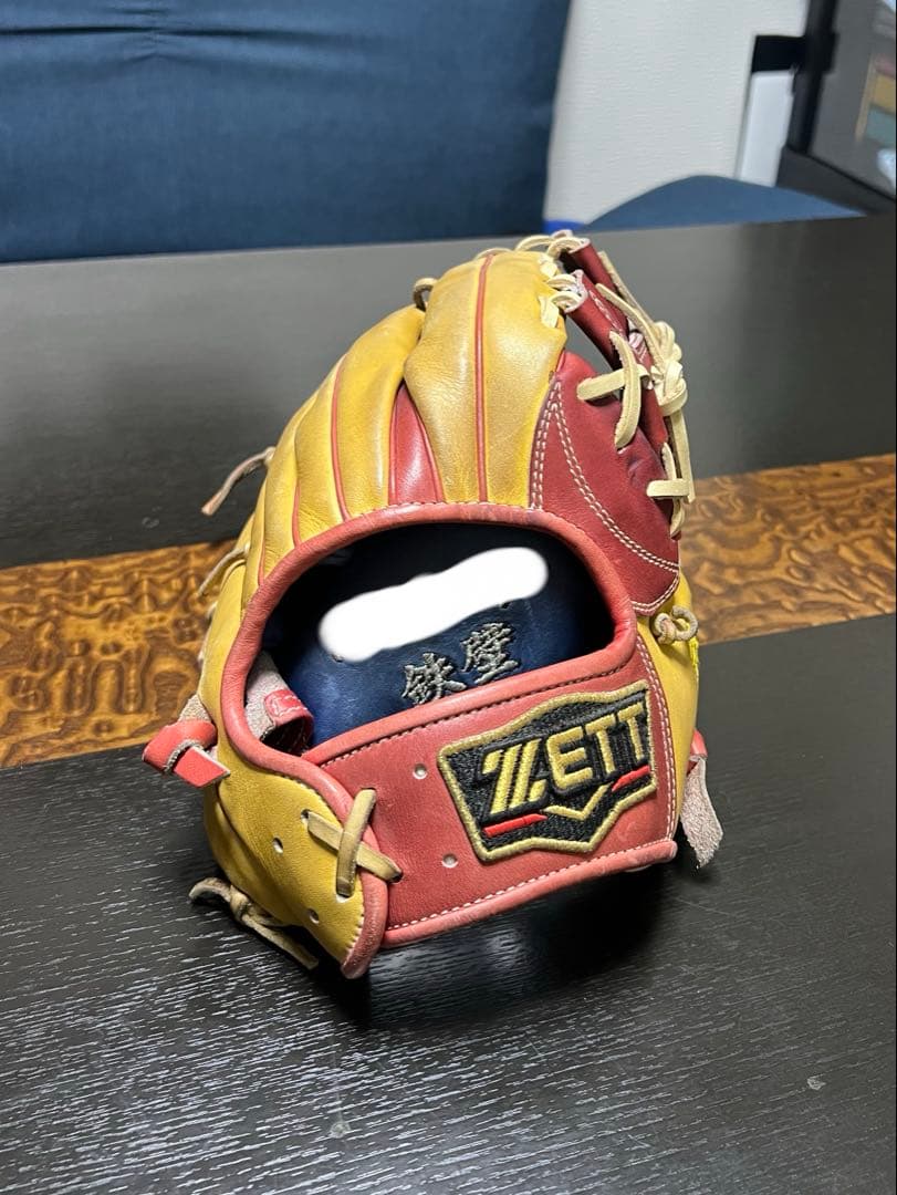 つ*う様 プロステイタス 軟式オーダーグラブ 黄/茶