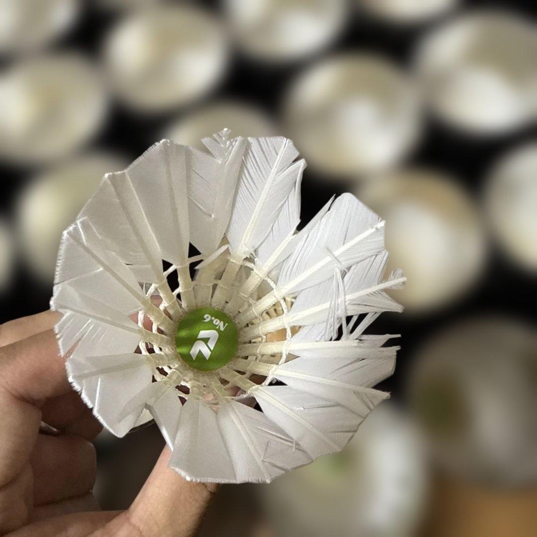 バドミントン フェザー シャトルコック シャトル 中古 600球