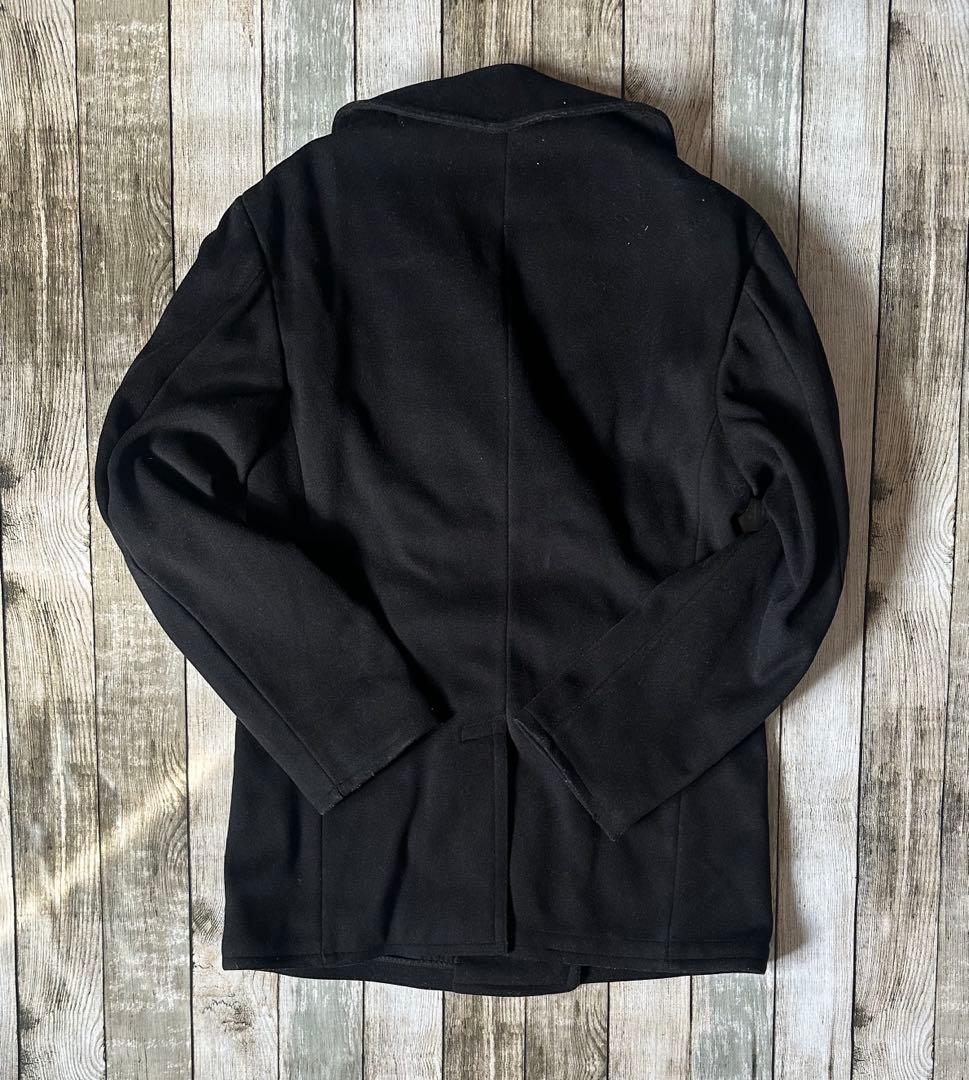 40s navy 10ボタンpコート