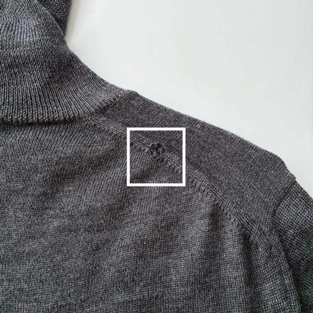 イタリア製 ZANONE 12G ハイゲージ タートルネック セーター 48