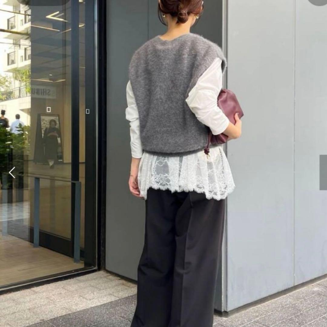 【美品】 SLOBE IENA ふんわり フォックス アルパカ ニットベスト