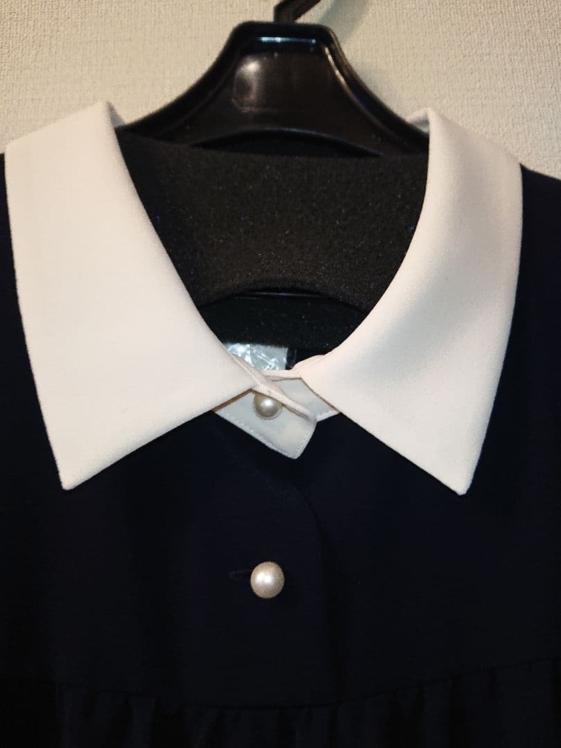 Rose Tiara 46 長袖チュニック ネイビーカラー