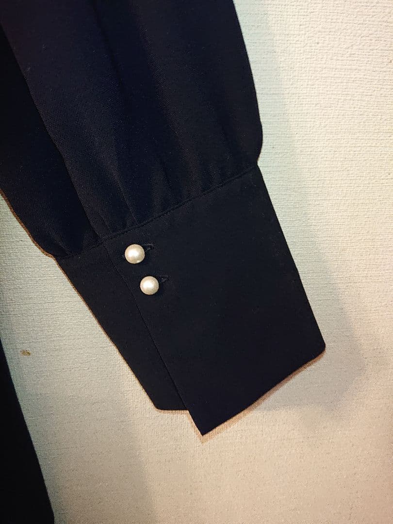 Rose Tiara 46 長袖チュニック ネイビーカラー