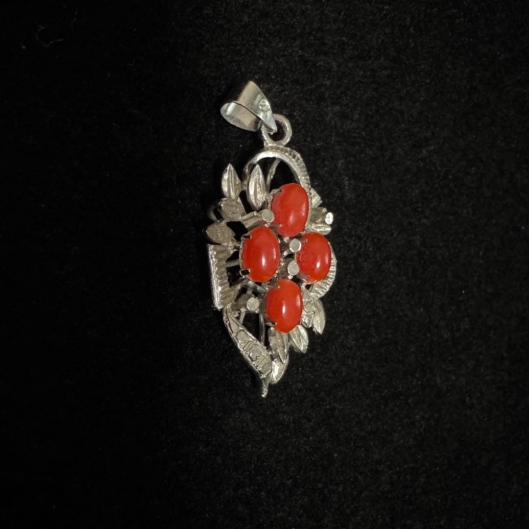 ミ*ホ様 18K アンティーク ペンダント ネックレス トップ ヴィンテージ 珊