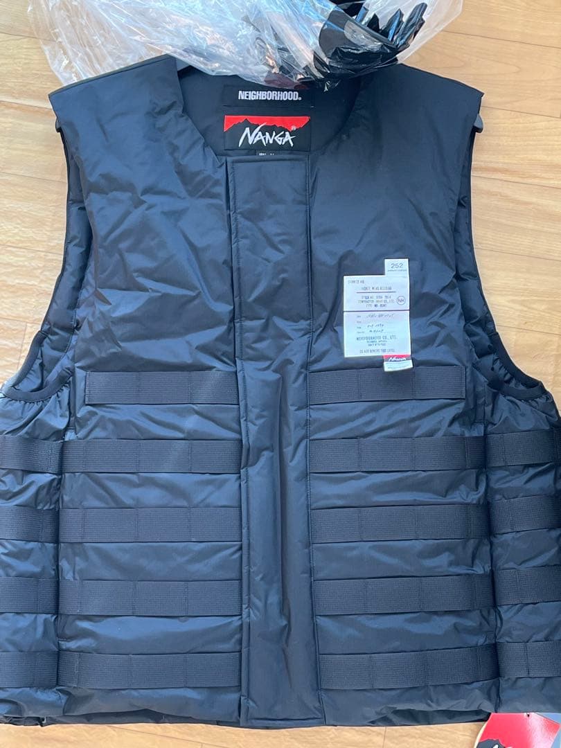 トップス NH X NANGA . TACTICAL DOWN VEST .M