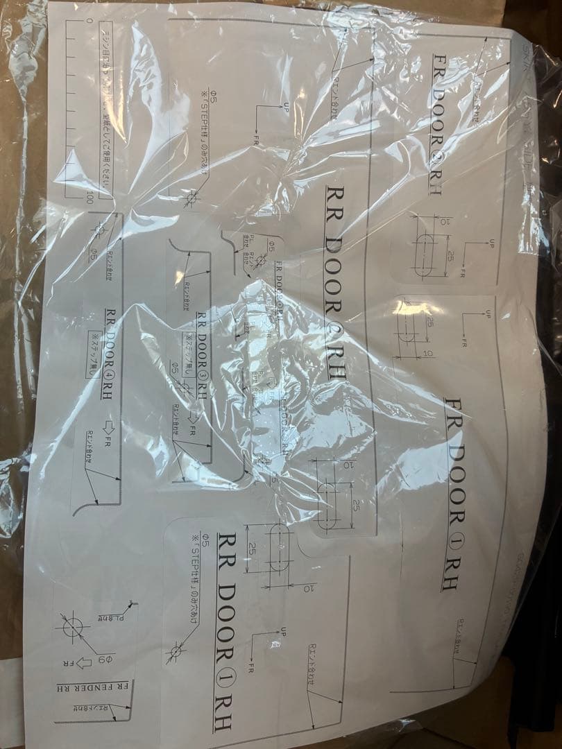 40アルファード　モデリスタサイドスカート　運転席用中古傷あり　他未使用品