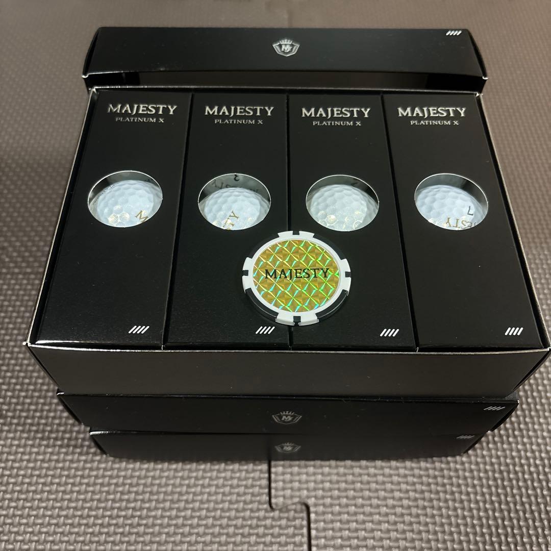 MAJESTY PLATINUM X ゴルフボール36個セット3ダース 未使用