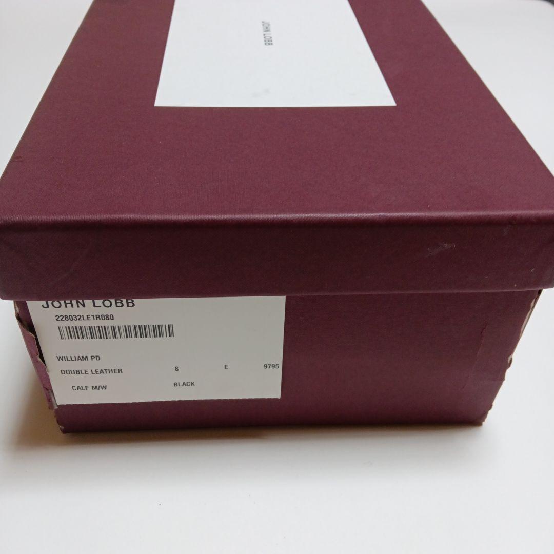 【1/5月迄 未使用】JOHN LOBB ジョンロブ ウィリアム 8E 黒