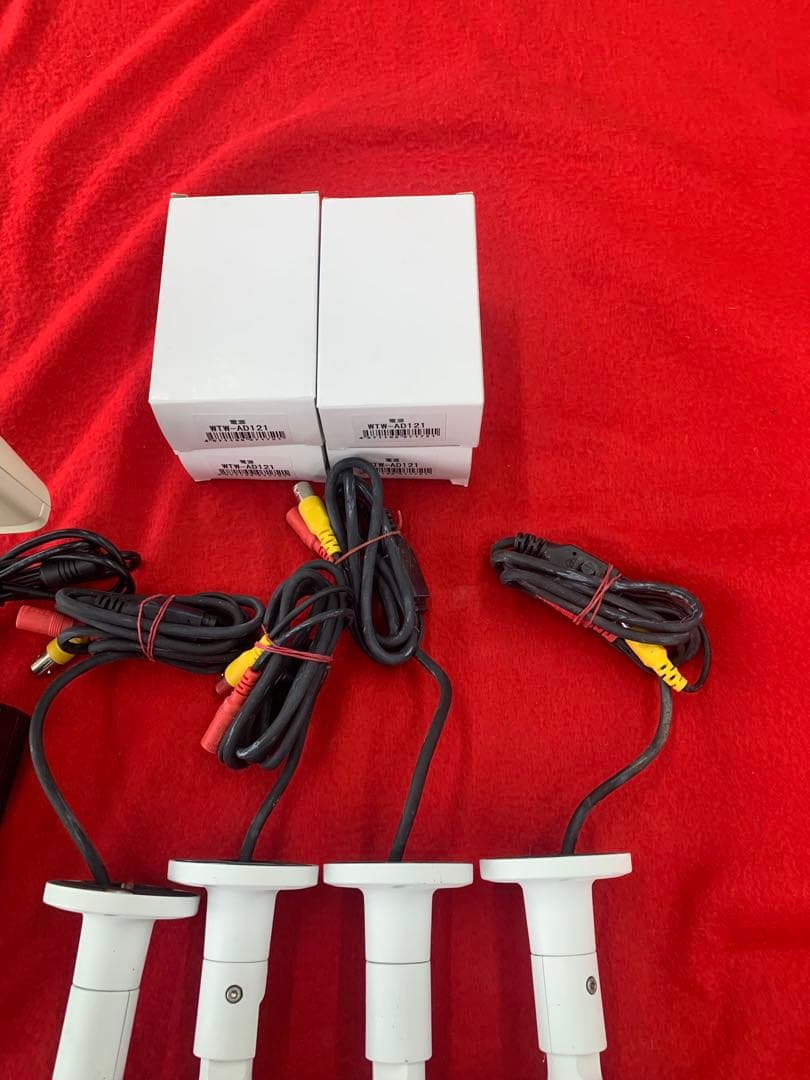 NSS 防犯カメラNSD3004AHD +ワイドモニタ+100万カメラ4台セット