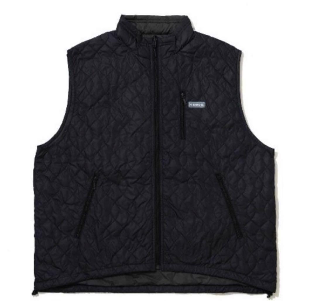 【美品】KEBOZ×NANGA コラボ　リバーシブル　ダウンベスト　黒　M