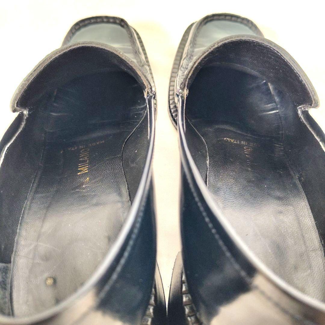 ✨️腕利き職人のリペア済✨️良品❤【プラダ 】履き心地◎エナメル ローファー 紺