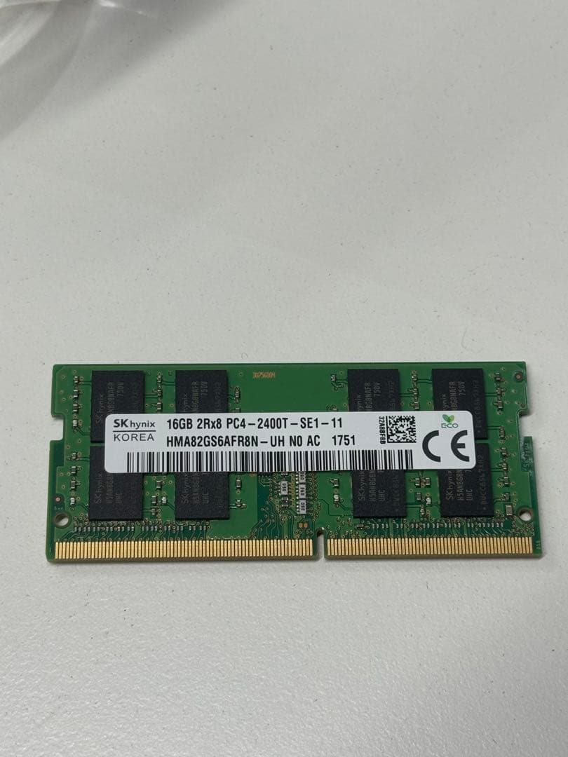 SK hynix 16GB DDR4 メモリー 2400MT/s