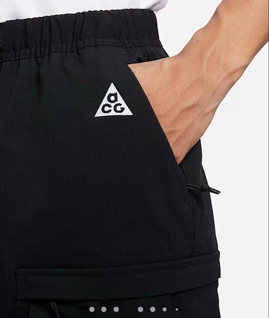 ナイキ　ACG Smith Summit 黒　M スミスサミット　カーゴパンツ