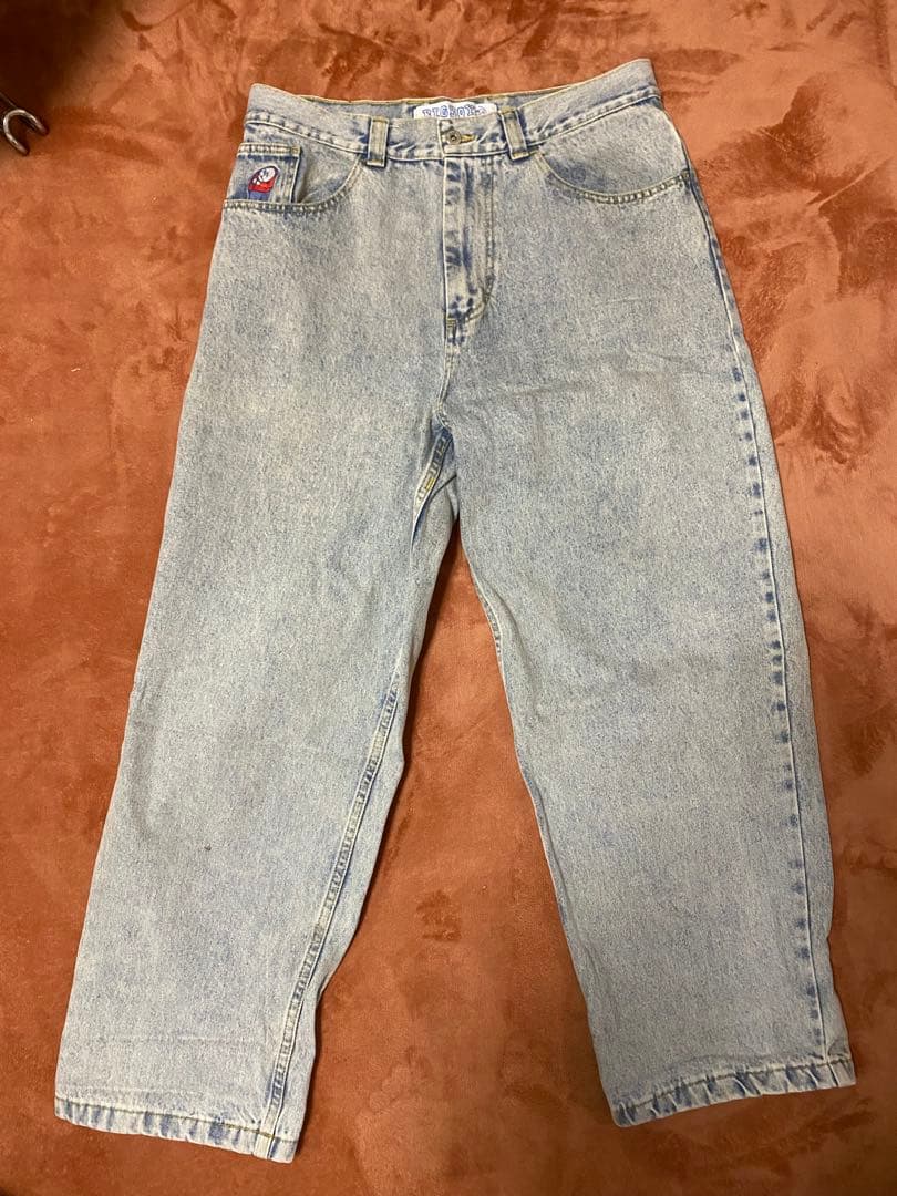 正規品　POLAR SKATE BIG BOY JEANS LIGHT BLUE