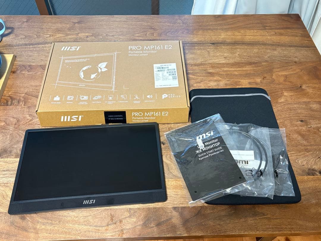 MSI PRO MP161 E2 15.6インチモニター