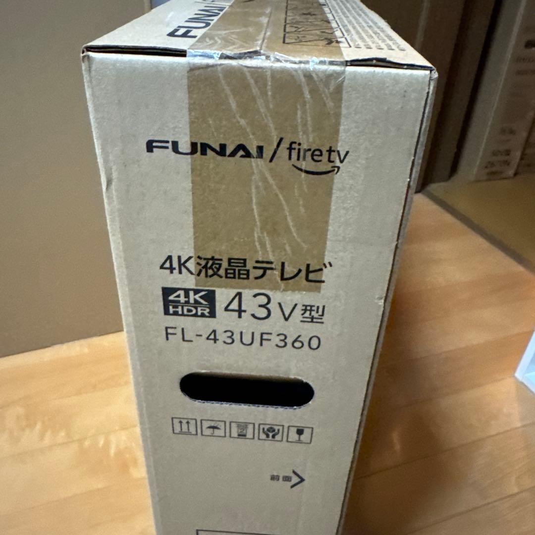新品未使用　FUNAI 4K液晶テレビ FL-43UF360 43型