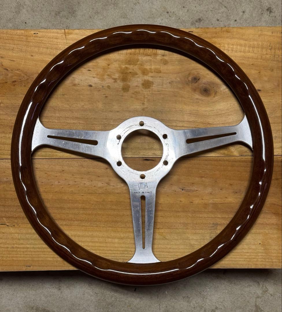 IFRA ウッドステアリング ハンドル　イタリア製　旧車