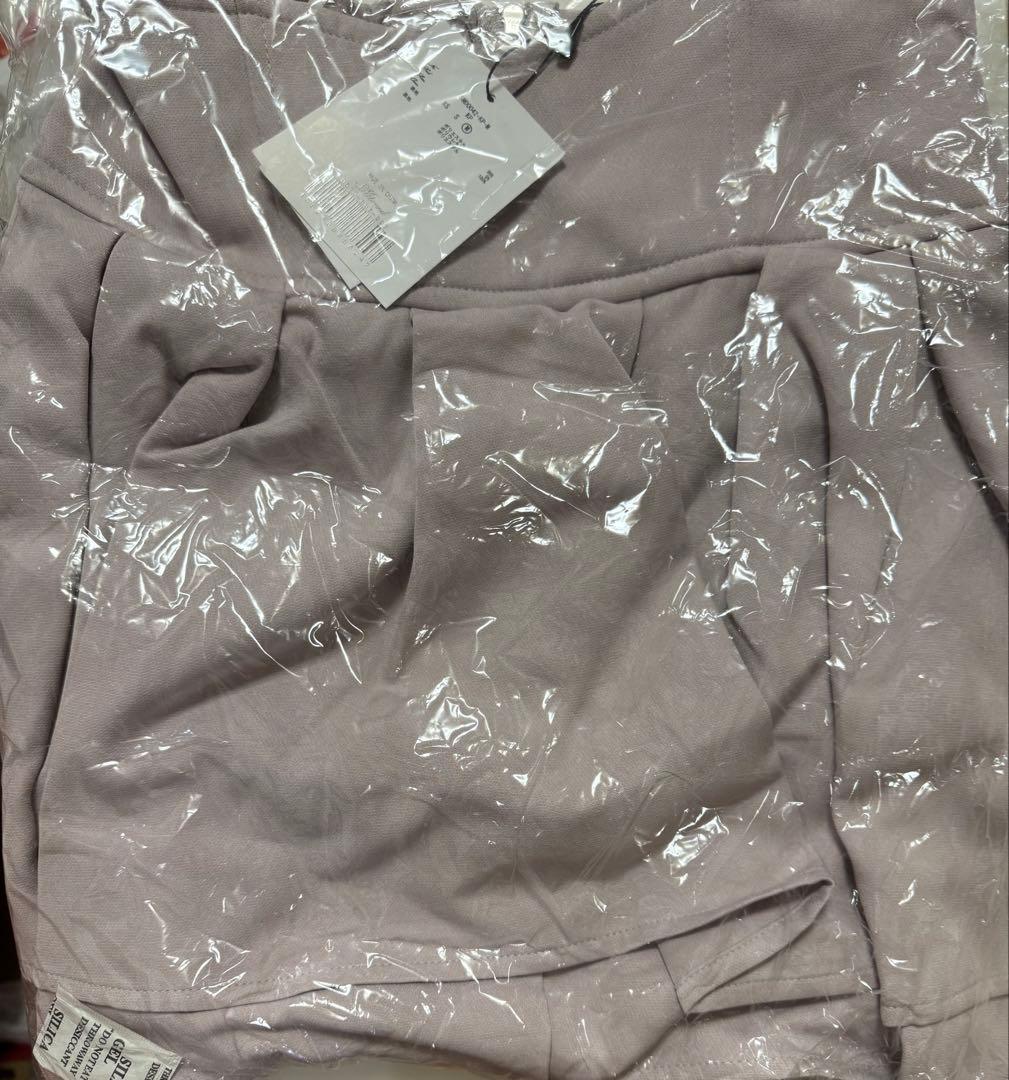 新品未使用　ミシェルマカロン　ミニスカート　くすみピンクMサイズ