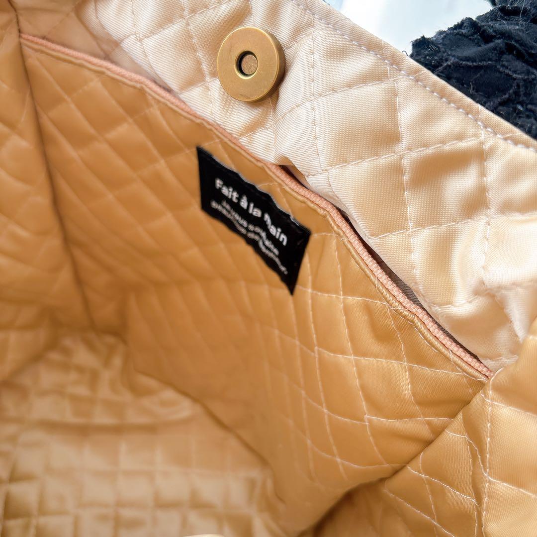 ゆ*ら様 コヤンイサムチョン　薔薇柄クラウディちゃん　ブラックファー