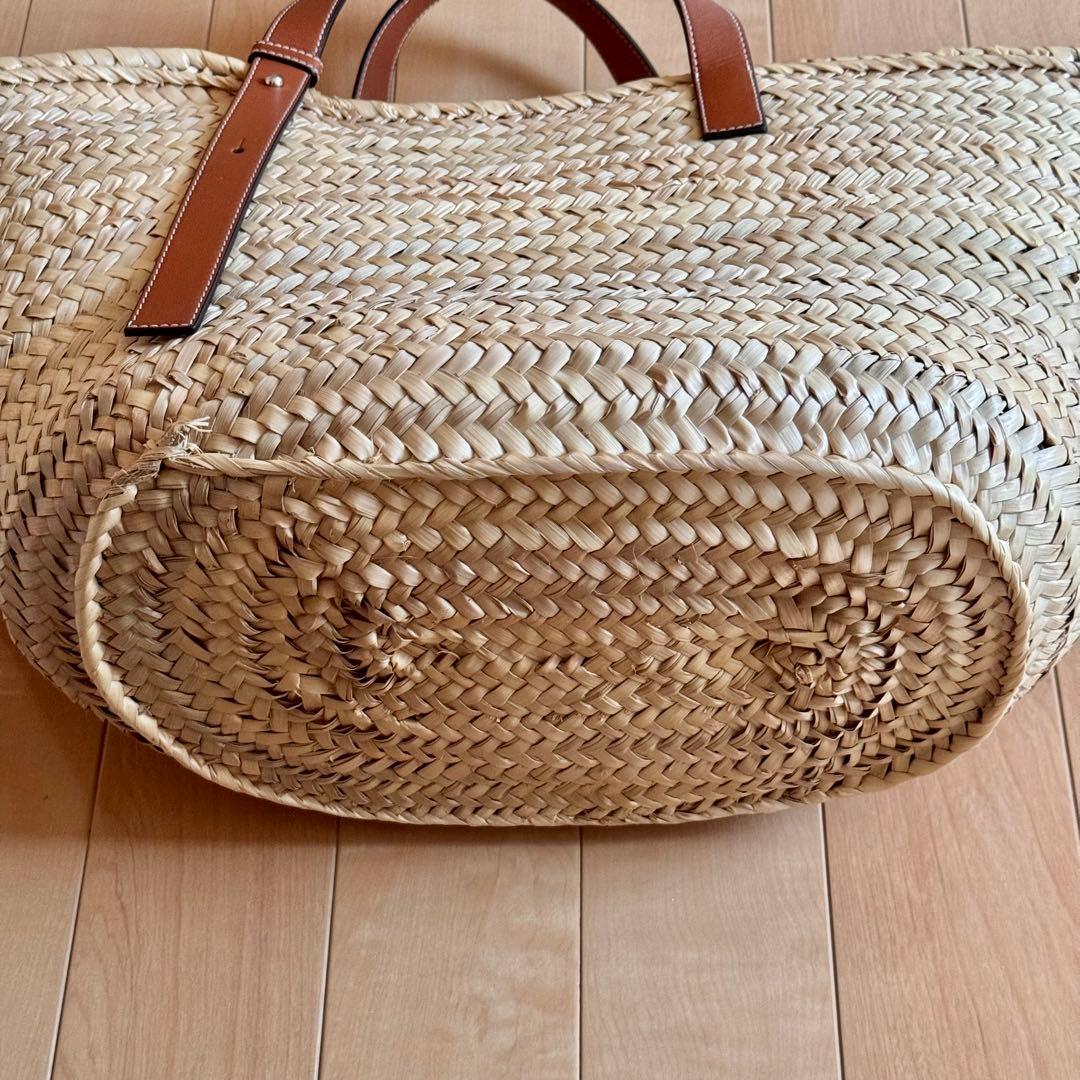 LOEWEロエベ バスケット かごバッグ ナチュラル/ブラウン 保存袋