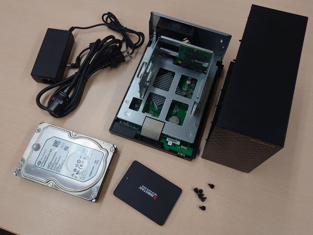 asustor NAS AS3202T(動作ok)別途HDD SSD可能