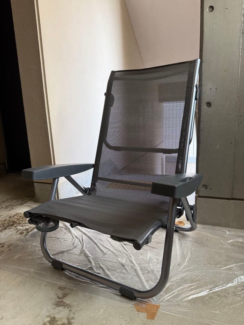 【美品】ICECO 5段階リクライニング式 ローチェア（グレー）