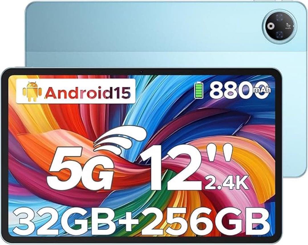 Android 15 12インチタブレット 32GB+256GB 大画面