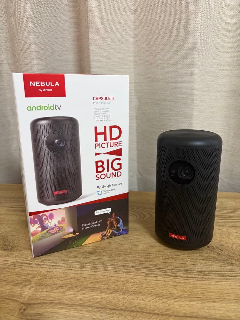 NEBULA CAPSULE II プロジェクター（USB充電器・ケーブル無）