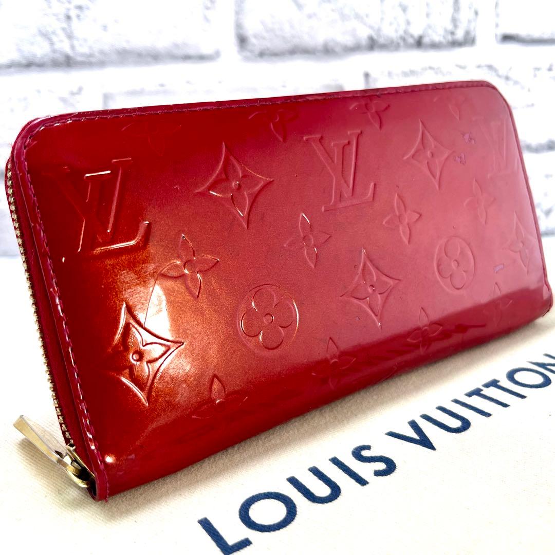 ルイヴィトン ヴェルニ ジッピーウォレット ローズアンディアン 長財布